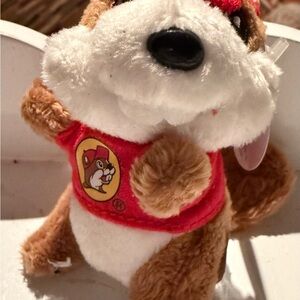Bucees Buc-ee's Beaver Plush Keychain Gas Station Authentic Mini Zipper Pull NWT